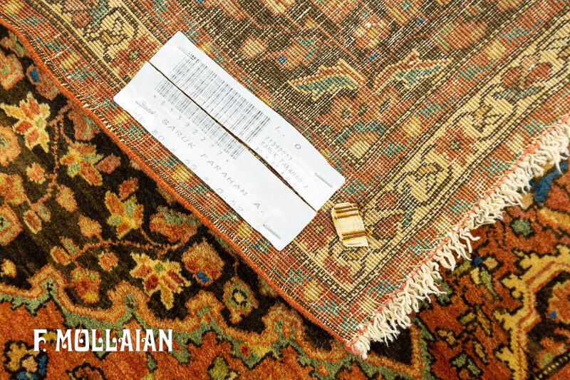 Antique Persian Saruk Farahan Rug n°:81392277
